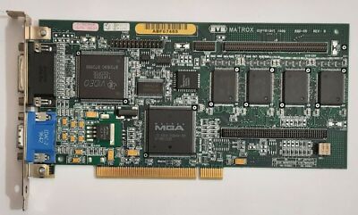 Matrox Millennium PCI Grafikkarte (MGA-2064W, MIL/4 8I, 4MB, retro, 1997)