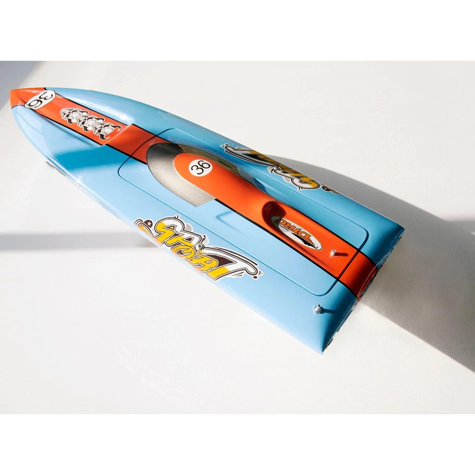 RC Boat Hull Fiberglass for Remote Control High-speed Racing Boat E36 Models - Image 4 of 4