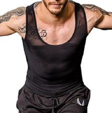 Man Gynecomastia Compression Shirt to Hide Boobs Moobs Shapewear