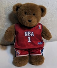 Build-A-Bear BAB 15” Teddy Bear Plush NBA Basketball Uniform