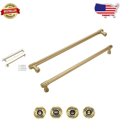 Durable 5 Pack Amber Bronze Cabinet Handles - Modern Design & Ergonomic Grip