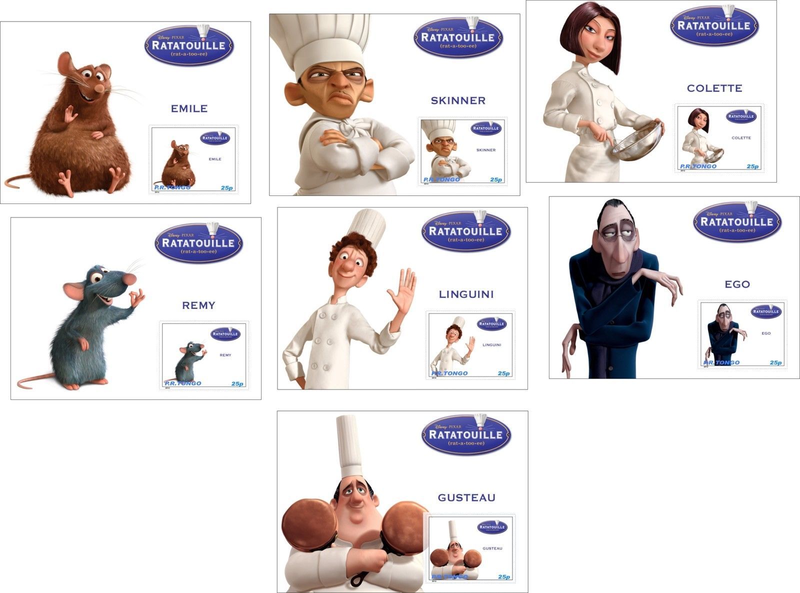 Ratatouille Movie Characters