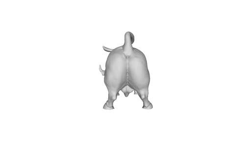 Printle Animal Bull 1-Spanish Bull Ready to Charge Figure for Dioramas Train Set - Picture 7 of 11