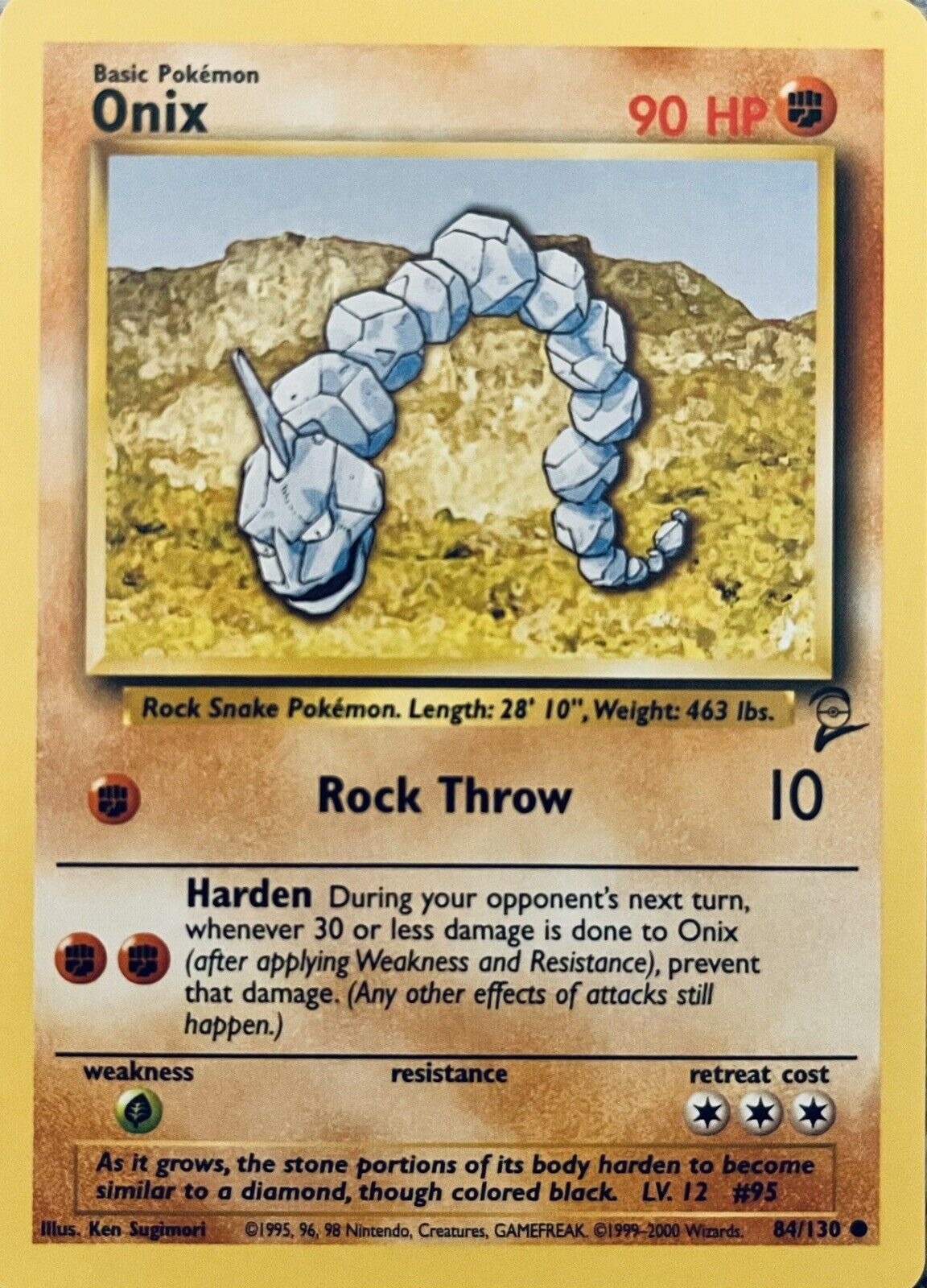 Pokemon Card - #95 Onix by Nova-Nebulas on DeviantArt