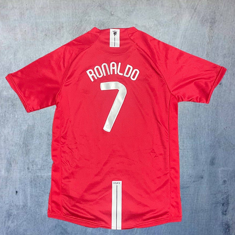 2018 Manchester United Kids Retro Home Soccer Kit - Cristiano Ronaldo Edition