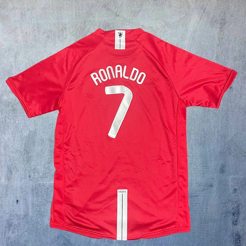 2018 Manchester United Kids Retro Home Soccer Kit - Cristiano Ronaldo Edition - Image 3 of 4