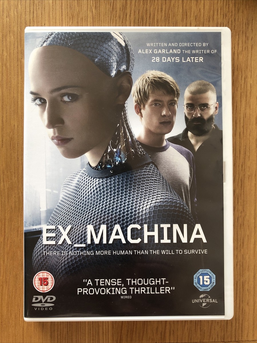 Ex Machina UK DVD 2014film Domhnall Gleeson,Oscar