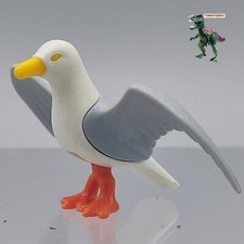 Playmobil mouette-oiseau-île pirate-bateau de pêche-port de pêche-plage