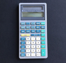 Texas Instruments Explorer Plus Calculator  Quick Reference Card Vintage 1995
