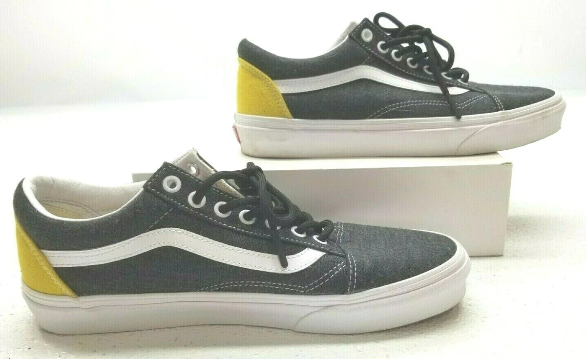 Gray and shop yellow vans