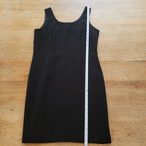 Positive Attitude Dress Sz 8 Petite Black Straight Fit Sleeveless Round Neck - Picture 11 of 13