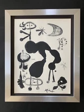🔥Joan Miro | Vintage 1958 Signed Print | Mounted and Framed | Buy it Now!!