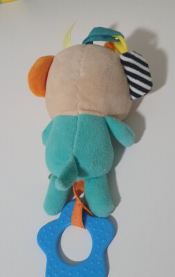 KMART BABY TOY MONKEY RATTLES ANKO MONKEY TOY 15CM Australia