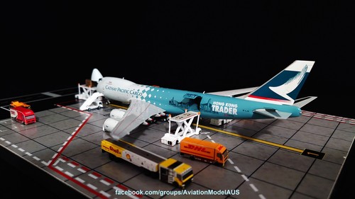 JC Wings 1:400 Cathay Pacific Cargo CX B747-8F B-LJA (Hong Kong Trader) - Picture 5 of 16
