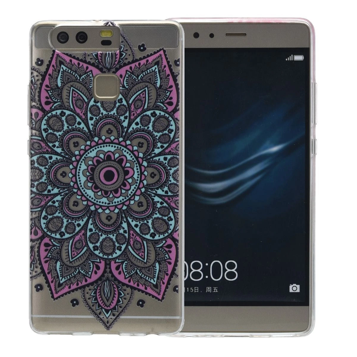LYZXMY Cover per Honor X6a 4G (6.56) Nero Custodia + 3 Pezzi