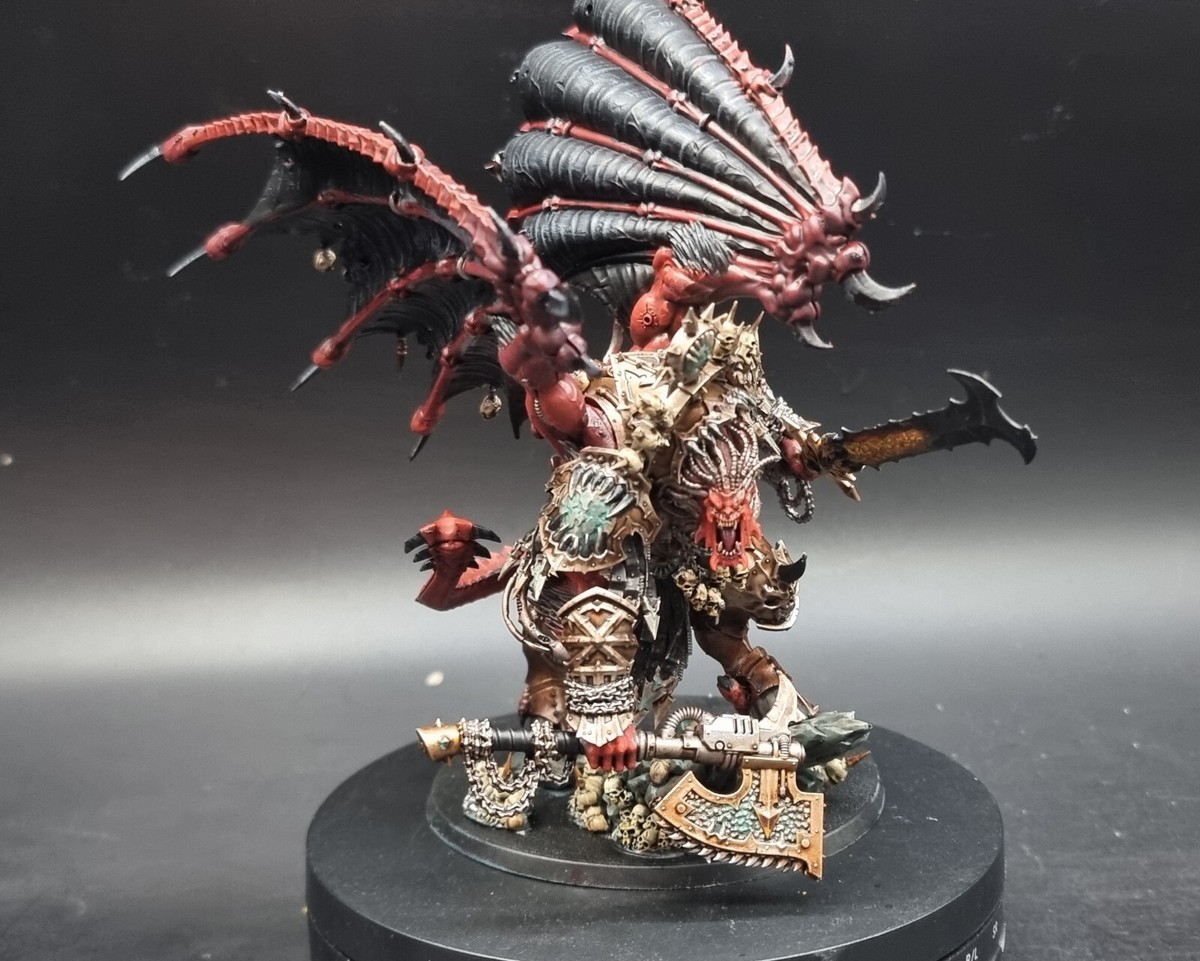 Warhammer 40k world eaters primarch angron pro painted ready