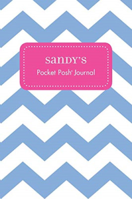 Sandy's Pocket Posh Journal, Chevron -  NEW Andrews Mcmeel  2016