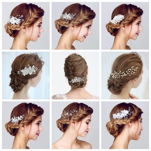 Bridal Wedding Hair Accessories Rhinestone Crystal Hair Headband