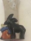 Vintage Luster Bud Vase Mexican Siesta Donkey Japan