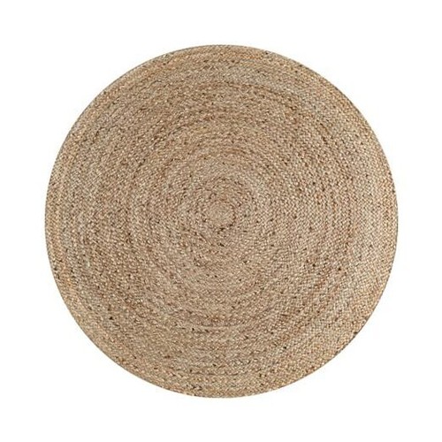 Natural Boho Rug Round - Rugs for Living Room - Round 3 feet Round Natural 14