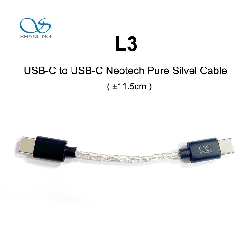 SHANLING L3 Neotech Pure Silvel Audio Cable Type-C Lightning
