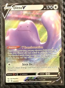 2021 Pokemon Shining Fates Ditto V Card #050/072 | eBay