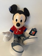Disney Applause Mickey Unlimited Denim 14" Stuffed Mickey Mouse