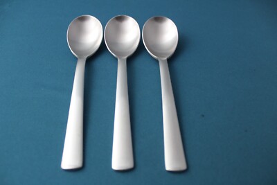 Helmick Welch SVENSKA / MERIT Teaspoons (Set of 3) Satin 18/10 Korea 6 1/4''