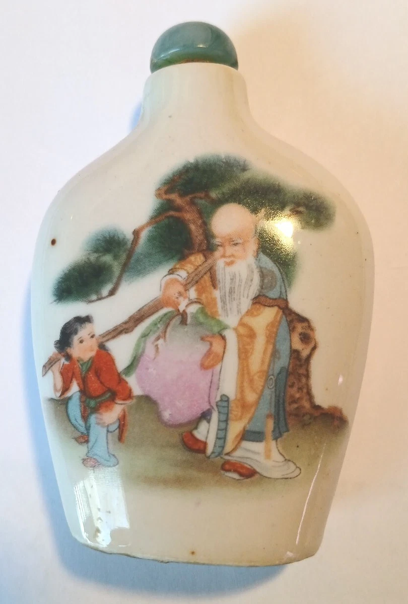 古董原始中国风石制鼻烟壶| eBay
