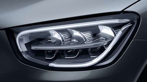 per MB W253 LCI GLC 2019 -... Copertura obiettivo faro lato sinistro + manuale - Foto 4 di 6
