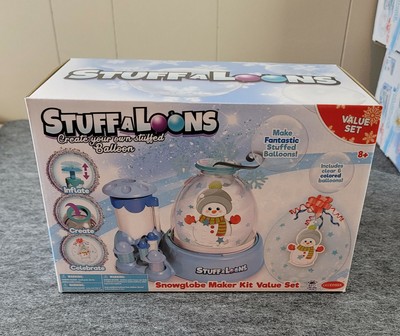 STUFF-A-LOONS SNOWMAN Create Your Own Stuffed Balloon Maker Kit Snowglobe Maker 