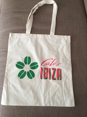 Ibiza Shoppingbeutel ''Cafés Ibiza'' Baumwolle NEU ungebraucht