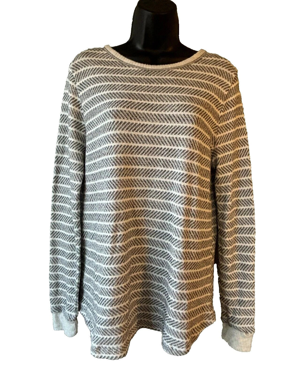 Algodón Herringbone Tops para mujer