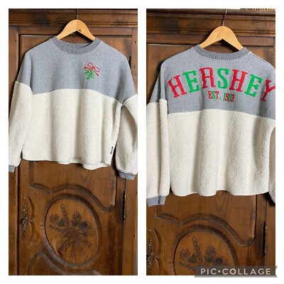 Hershey Est. 1903 Christmas holiday Women s Size XL Spirit Jersey Cotton/fleece