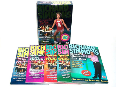 Richard Simmons Sweatin to the Oldies DVD Box Set Collection 1 2 3