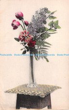 R240174 Flowers in vase on the table E Le Deley Paris
