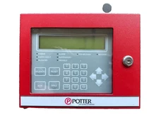 Red Potter RA-6500R LCD Annunciator 