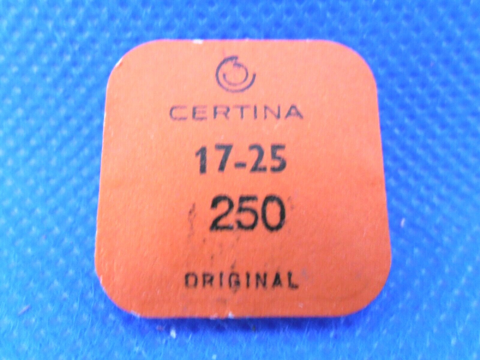 Roue des heures Certina 250 Calibre 17-25 pièce horlogerie NOS pour montre vintage