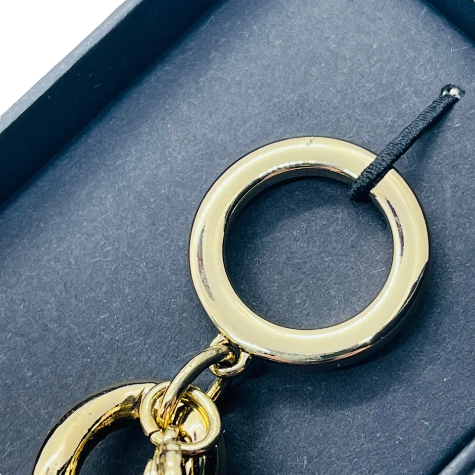 Pulsera Victoria's Secret con cadena de palanca para mujer tono dorado estrás retro grueso Foto 4 de 4