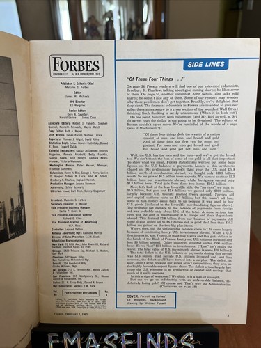 C4 1965 PHILLIPS PETROLEUM LEARNED February 1 FORBES Magazine - Picture 3 of 3