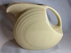 Fiesta Fiestaware Large Disc Pitcher Dull Light Yellow