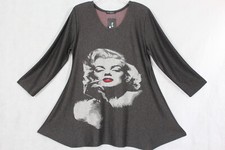 New Jersey  Eyecatcher Tunika, Shirt, Kleid Marilyn Monroe A-Linie,  Gr.L (42)