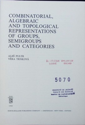 Combinatorial, algebraic and topological representations of groups, semi 2499573