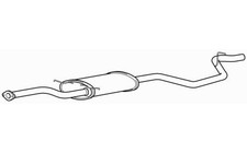 Quality Rear Exhaust Silencer Back Box for Mitsubishi Delica TD 2.5 (1986-1993)