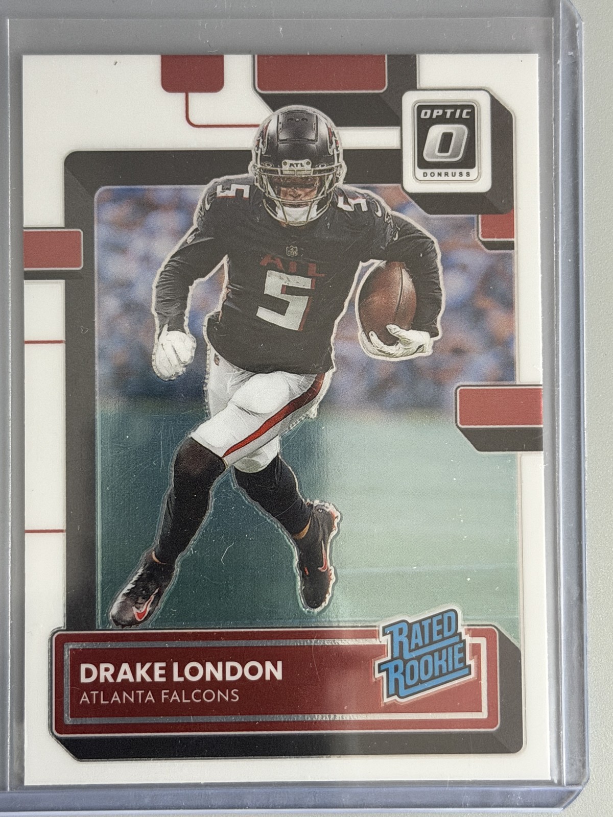2022 Panini Donruss Optic - Rated Rookie Drake London #207 (RC)