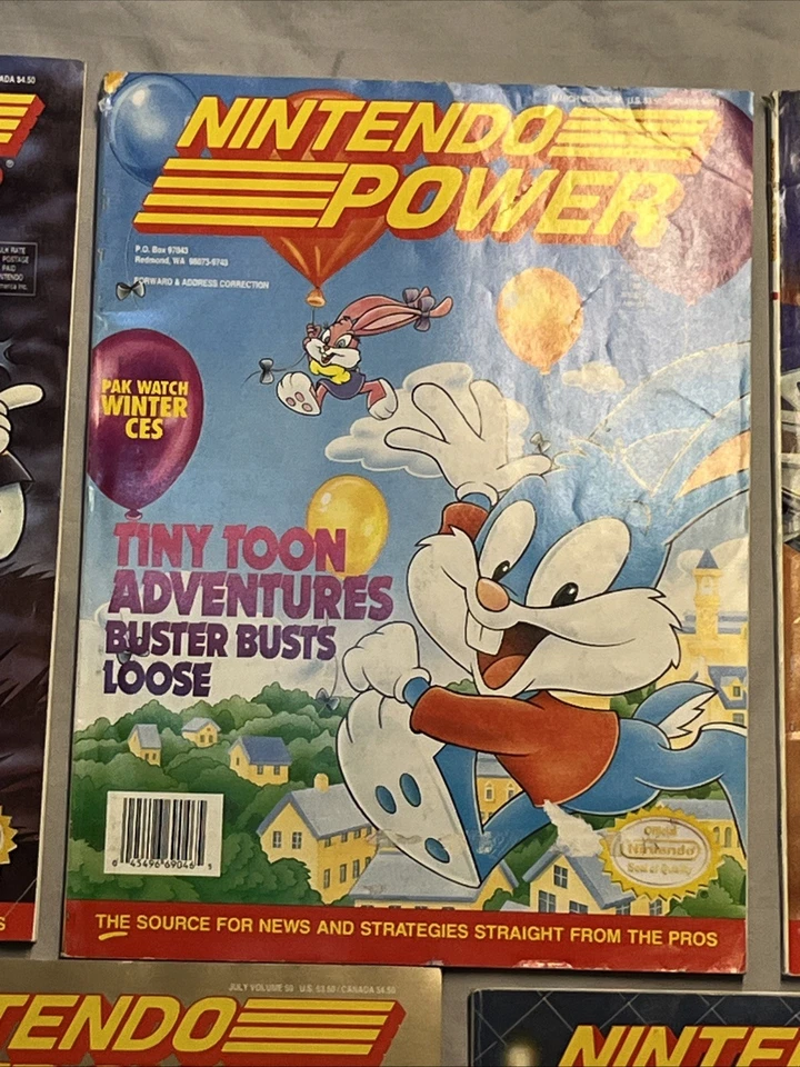 1185) Nintendo Power Magazine Lot 1993 #44-55 Mario Star Wars Zelda Batman - Image 4 of 4