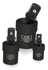  02486A Impact Universal Joint-Socket Swivel Set, Socket 3 Piece Swivel Joint