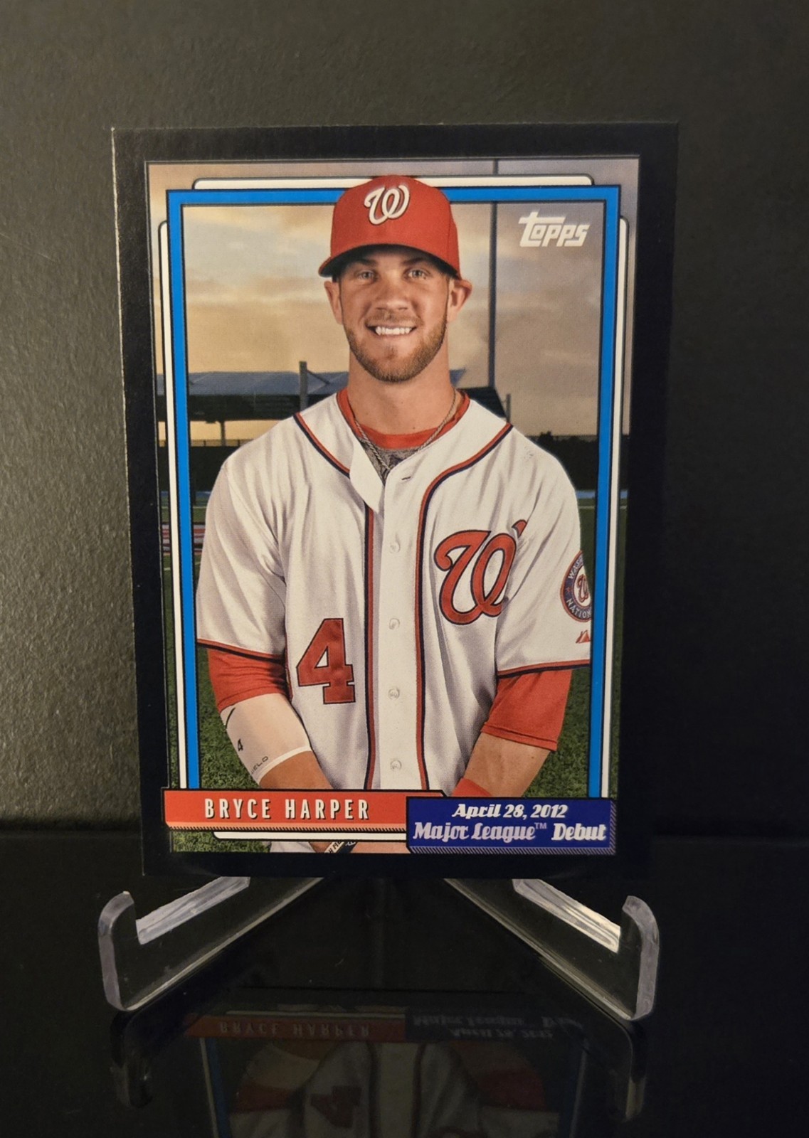 #'ed/99 🔥 BRYCE HARPER 2022 Topps Archives 1992 Topps Major League Debut Black