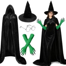 Hexen Zubeh&ouml;r f&uuml;r Elphaba Kost&uuml;m &ndash; Verkleidung f&uuml;r Karneval und Fasching