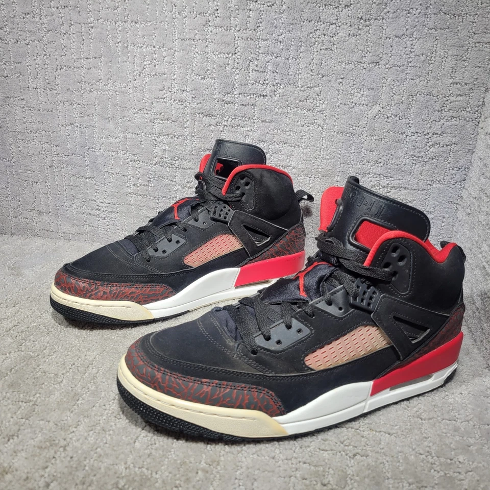 Кроссовки баскетбольные мужские Air Jordan Spizike выведенные 315371-060 размер США 12 черные красные - Изображение 4 из 4